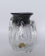 vintage glazen vaas - Bohemia -, Ophalen of Verzenden
