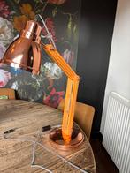Rosé Gouden Tafellamp / Bureaulamp met Hout, Huis en Inrichting, Lampen | Tafellampen, Ophalen, Gebruikt, Hout