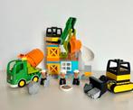 Duplo 10990 - Grote Bouwplaats met Voertuigen, Ophalen of Verzenden, Gebruikt, Complete set, Duplo