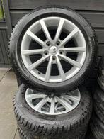 VW Golf Velgen + Continental winterbanden 205/55 R16 (7mm), Ophalen, Gebruikt, Velg(en), 16 inch