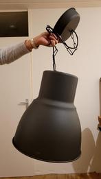 Hanglamp 38 cm - industrieel - donkergrijs, Huis en Inrichting, Lampen | Hanglampen, Ophalen, Gebruikt, Metaal, Minder dan 50 cm