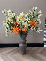 Zijde boeket - Dahlia, Iris, Jacaranda - Excl. Vaas, Ophalen, Nieuw, Binnen