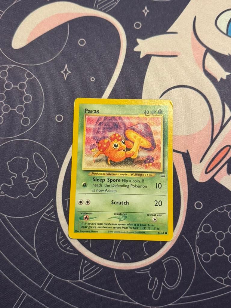 Pokémon kaarten Paras #47, Ophalen of Verzenden, Zo goed als nieuw, Losse kaart