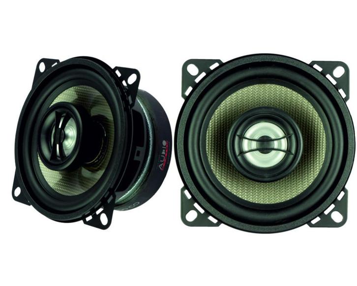 Audio System Carbon 100 CO 10 cm/ 4'' Coaxial speakers 100mm, Auto diversen, Autospeakers, Nieuw, Ophalen of Verzenden