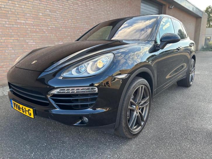 Porsche Cayenne 3.0 D 2010 Zwart GRIJS KENTEKEN, Auto's, Bestelauto's, Bedrijf, 4x4, ABS, Airbags, Airconditioning, Alarm, Bluetooth