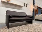 Nieuw Leolux Bora Beta Bank 3, 2,5 & 2 zits Bank bruin leer, Leolux, 150 tot 200 cm, Ophalen of Verzenden, Rechte bank