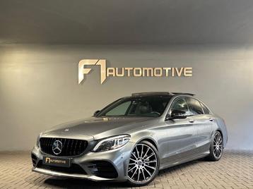Mercedes-Benz C-klasse 180 AMG Premium+ Pano|Keyless|Burmest beschikbaar voor biedingen