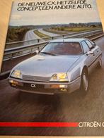 1986 Nederlands Citroën CX serie 2 folder óók Prestige 4,90m, Ophalen of Verzenden, Nieuw, Citroën