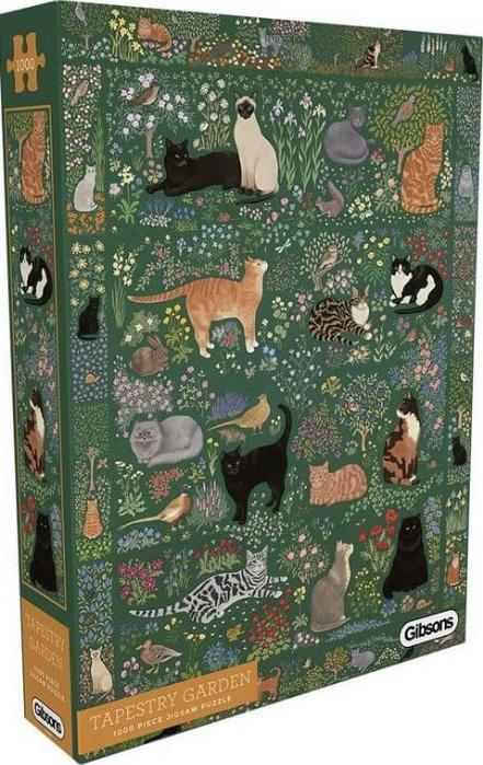 Gibsons - Tapestry Garden - 1000 stukjes, Hobby en Vrije tijd, Denksport en Puzzels, Nieuw, Legpuzzel, 500 t/m 1500 stukjes, Ophalen of Verzenden