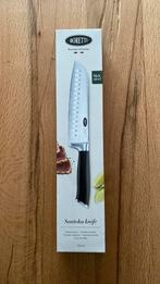 NIEUW Boretti Santoku mes, Verzenden, Nieuw, Rvs of Chroom, Vaatwasserbestendig