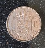 zilveren 1 gulden munt 1955 koningin juliana, Postzegels en Munten, Munten | Nederland, Ophalen of Verzenden, Koningin Juliana