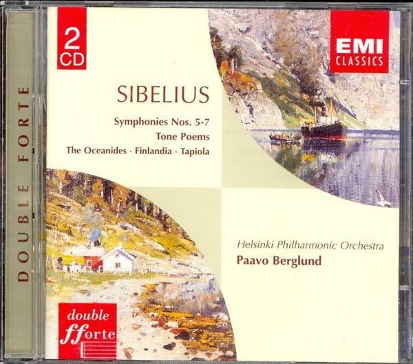 Sibelius  Berglund – Symphonies Nos.5-7, Tone Poems 2xcd, Ophalen of Verzenden, Romantiek, Gebruikt, Overige typen