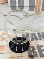 XL vogel acryl trofee rond transparant decoratie modern art, Ophalen of Verzenden, Dier