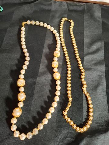 Vintage Parelsnoeren - Set van 2 Napier.  beschikbaar voor biedingen