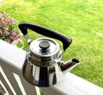 Kockum Zweden: ketel. Vintage waterkoker RVS jaren 50. 1,5 L, Ophalen of Verzenden, Gebruikt