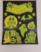 Halloween raamstickervel, Ophalen of Verzenden, Nieuw, Halloween of Griezel