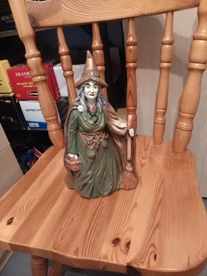 Heks Decoratie Figuur, Antiek en Kunst, Curiosa en Brocante, Ophalen of Verzenden