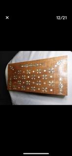 Gezocht Backgammon parelmoer KWIJTGERAAKT per DPD VERZENDING, Antiek en Kunst, Antiek | Woonaccessoires, Ophalen