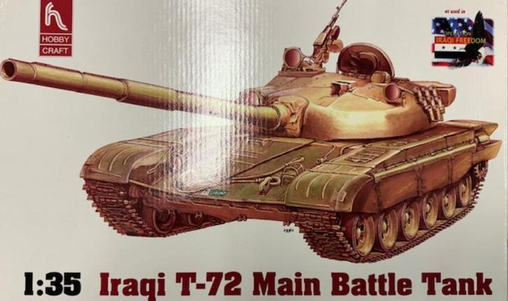 Coelianmodels, Hobby Craft 6007, Iraqi T-72, 1/35 € 24,99, Hobby en Vrije tijd, Modelbouw | Auto's en Voertuigen, Nieuw, Tank