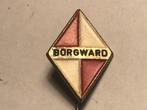 Metalen BORGWARD Oud Automerk Speld (Rood/Wit)., Verzenden, Zo goed als nieuw, Transport, Speldje of Pin