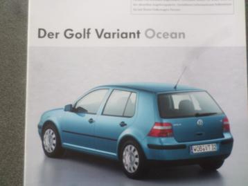 Volkswagen VW Golf & Variant Ocean Brochure beschikbaar voor biedingen