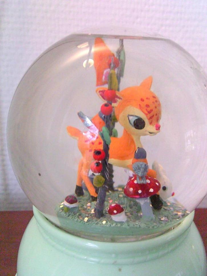 Little big room Sneeuwbal snowglobe nachtlampje glitterglobe, Kinderen en Baby's, Kinderkamer | Inrichting en Decoratie, Gebruikt