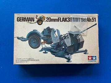 Tamiya	35102	German 20mm Flak 38 	1/35 incl alu loop beschikbaar voor biedingen