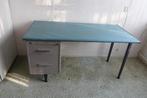 Vintage Gispen stalen bureau, Huis en Inrichting, Bureaus, Ophalen, Gebruikt, Bureau