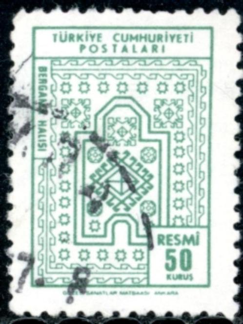 Turkije D104 - Dienstzegel, Postzegels en Munten, Postzegels | Europa | Overig, Gestempeld, Overige landen, Verzenden