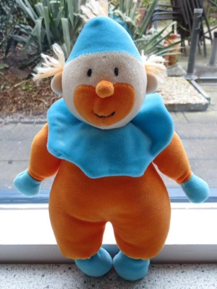 Zacht velours vrolijk clowntje clown van Zeeman, Kinderen en Baby's, Speelgoed | Knuffels en Pluche, Zo goed als nieuw, Overige typen