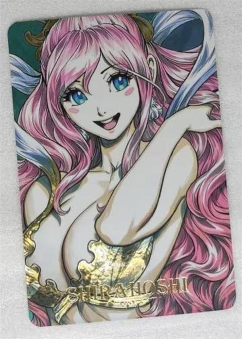 One Piece Shirahoshi Anime Rainbow Foil Iris Trading Card, Verzamelen, Stripfiguren, Nieuw, Plaatje, Poster of Sticker, Verzenden