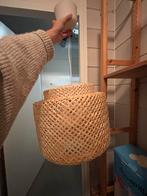 Rotan hanglamp met snoer en lamp, Ophalen, Zo goed als nieuw, Hout, Minder dan 50 cm