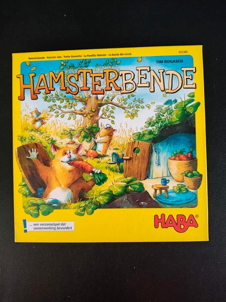 Hamsterbende van Haba, Hobby en Vrije tijd, Gezelschapsspellen | Bordspellen, Zo goed als nieuw, Drie of vier spelers, Ophalen of Verzenden