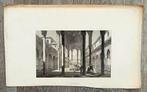 Prent Alhambra - Drawn & Engraved Wilkinson - Grenada Spanje, Ophalen of Verzenden