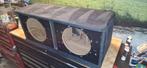 Dubbel 10 inch subwoofer kist alcantara, Auto diversen, Autospeakers, Ophalen