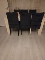 tafel met 6 stoelen, Ophalen, 4 tot 6 stoelen