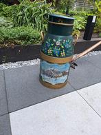 melkbus met teems / zeef, Ophalen