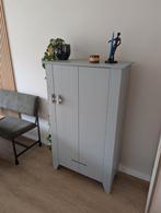 Boerenkast Woood Gijs (lichtgrijs), Ophalen, Zo goed als nieuw, Minder dan 150 cm, Minder dan 100 cm