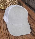 Trucker pet cap nieuw grijs en wit, Ophalen of Verzenden, Nieuw, Pet