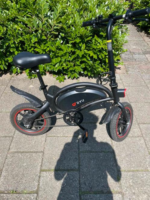 Elektrisch fietsje: Dyu d3f fietsje + oplader, Fietsen en Brommers, Fietsen | Vouwfietsen, Nieuw, Overige merken, Ophalen