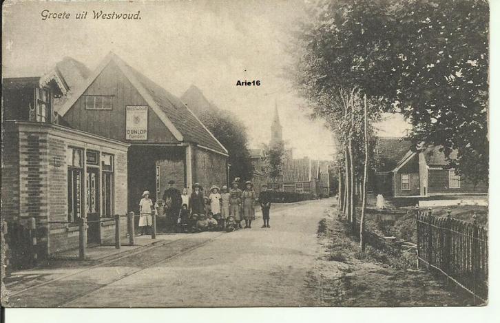 Westwoud, Verzamelen, Ansichtkaarten | Nederland, Ongelopen, Noord-Holland, Voor 1920, Verzenden