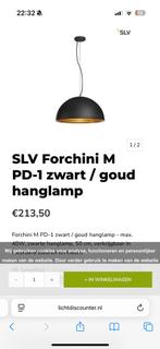 SLV hanglamp zwart 50cm nieuw, Ophalen, Zo goed als nieuw, Minder dan 50 cm