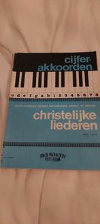 CHRISTELIJKE LIEDEREN/GEZANGEN OP CIJFERACCOORDEN CIJFERS, Muziek en Instrumenten, Bladmuziek, Gebruikt, Piano, Ophalen of Verzenden