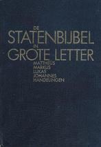 De Statenbijbel in grote letter NT: Mattheüs - Handelingen, Ophalen of Verzenden, Gelezen, Christendom | Protestants