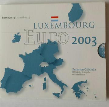 Euro jaarset Luxemburg 2003 BU beschikbaar voor biedingen