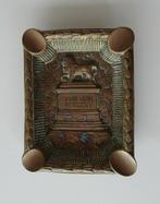 Antiek Koperen Asbak Waterloo uit België - rond 1900, Antiek en Kunst, Ophalen, Koper