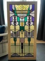 Glas in lood raam, Glas in lood, Minder dan 80 cm, Ophalen of Verzenden, 120 tot 160 cm