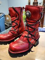 New Rock Rode Laarzen Punk/Rave/Metal, Kleding | Dames, Schoenen, Hoge laarzen, New Rock, Ophalen of Verzenden, Gedragen