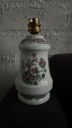 Vintage porseleinen lampenvoet, Huis en Inrichting, Lampen | Tafellampen, Ophalen of Verzenden, Zo goed als nieuw, Minder dan 50 cm