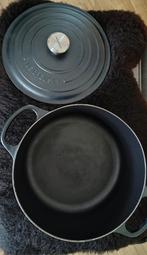 Le Creuset Braadpan Gietijzer 28cm, Huis en Inrichting, Keuken | Potten en Pannen, Ophalen, Gietijzer, Zo goed als nieuw, Keramische plaat